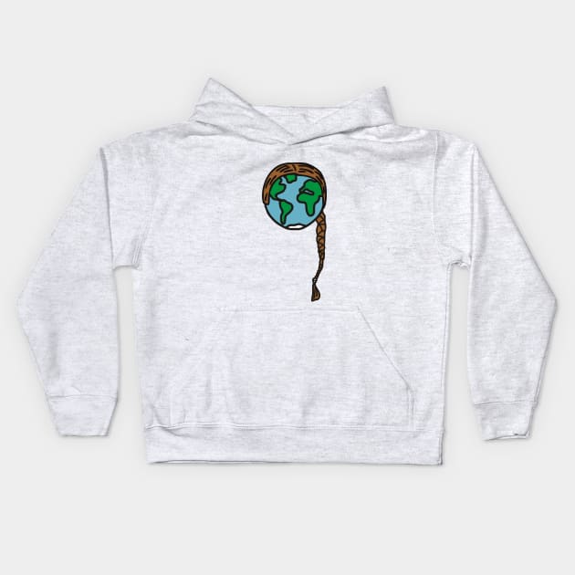 Greta Thunberg Kids Hoodie by grekhov